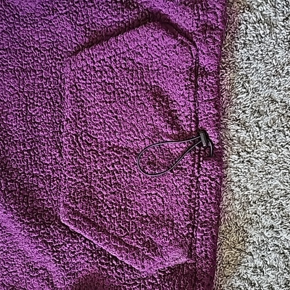 AWESOME VS PINK 1/4 ZIP PURPLE FLEECE - Picture 7 of 13